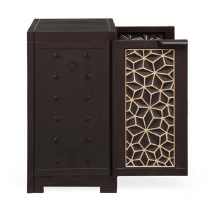 <b>Shoe</b> Rack Plastic Cabinet 3-Year Warranty Dustproof Chappal Stand with Door Indoor & Outdoor - Product Image 2