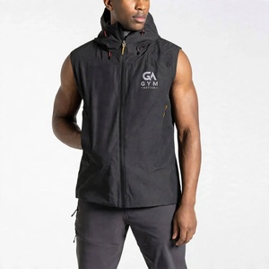 Veste de sport décontractée pour homme GYM ACTIVE, style varsity, chaude, avec fermeture éclair, col montant, en coton rembourré, teinte unie, coupe-vent et respirante - Product Image 1