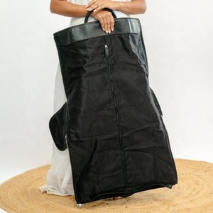 กระเป๋าเดินทางหนังวัววินเทจสำหรับผู้ชายและผู้หญิง - Product Image 6