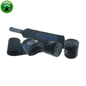 Personnaliser noir néoprène jambe de cheval bandage wraps - Product Image 1
