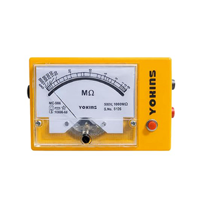 เครื่องทดสอบฉนวนแบบอนาล็อก 500V 1000M สำหรับ |   ผลิตในอินเดีย |   ความแม่นยำสูง 5% |   การป้องกันระดับ IP55 |   รับประกัน 1 ปี |   เครื่องทดสอบอินฟราเรด - Product Image 1