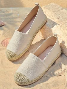 Chaussures d'été personnalisées de haute qualité pour couple, marque DA, espadrilles à semelle en jute, en toile, à enfiler pour homme, exportées du Bangladesh - Product Image 5