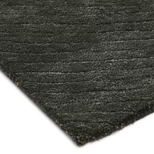 Alfombra Moderna de Diseño Geométrico, Hecha a Mano, de Lana y Seda, Antideslizante y Acolchada, Fabricada en India por Z&H Home - Product Image 3