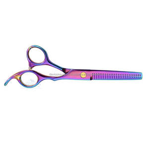 Ciseaux de coupe manuels multicolores professionnels en acier inoxydable pour salon et barbier - Product Image 3