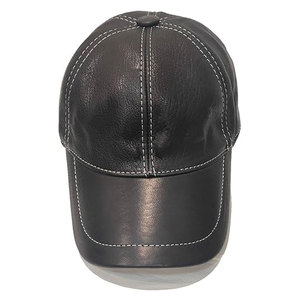 Casquette en cuir de mouton de haute qualité, modèle 2026, personnalisable, sportive, respirante, imperméable, unisexe, ajustable et confortable - Product Image 6