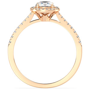 Bague de fiançailles REYES, design original, argent sterling 925, coupe ronde, 1 carat, moissanite certifiée GRA, bijoux fins de luxe pour mariage - Product Image 6