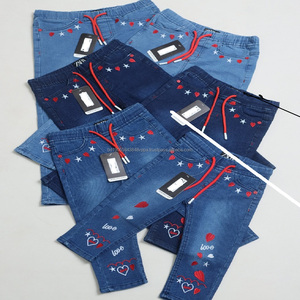 Ropa Casual para Niñas 2026 al por Mayor, Lote de Ropa Infantil con Estilos Variados, Pantalones de Mezclilla de Algodón y Elastano para Niños - Product Image 1