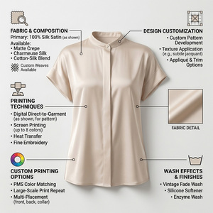 Nouveauté 2026 : Blouse boutonnée pour femme grande taille, en coton et fibre de bambou, teinte en fil, brodée, à carreaux, personnalisable, respirante, pour le bureau - Product Image 5