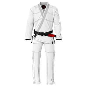 Kimono de BJJ para Hombre, para Entrenamiento de Judo, Blanco, Corte Regular, Uniforme de Artes Marciales para Adultos, Fabricante de Kimonos de Jiu Jitsu Personalizados - Product Image 1