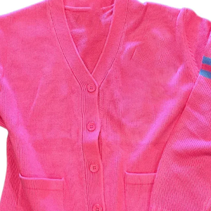 Top Quality Sorority Embroidered Women Cardigan Knitwear Breathable Durable Casual Button Down Sweater OEM Custom Wholesale - Product Image 3