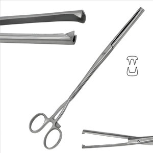 Pinzas Meseux Personalizadas de Acero Inoxidable, Instrumento Quirúrgico para Sujetar el Útero, Pinzas Meseux Reutilizables - Product Image 1
