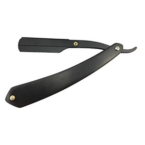 Professional Brand <b>Single</b> <b>Blade</b> Stainless Steel <b>Razor</b> Plastic Handle Non-Disposable Barber Salon Use Male Face Shaving Right - Product Image 6