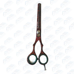 Stylists Beauty Instruments Professional Hair Cutting Scissors <b>Shears</b> Set of 2 Brown and Black Precision Cutting <b>Tools</b> - Product Image 3