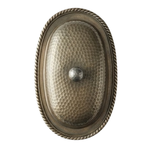 Beurrier en métal texturé bronze, design classique, pour table, cuisine et maison - Product Image 2