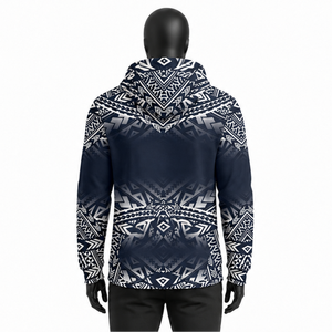 2026 New Arrival Custom Polynesian Graphic Hoodie Wholesale <b>Men</b> Sublimation Print Pullover Heavyweight Cotton <b>Fleece</b> Apparel - Product Image 3