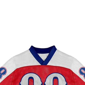 Custom Streetwear <b>Retro</b> American <b>Football</b> Jersey Breathable Quick Dry Mesh Boxy Fit Short Sleeve American <b>Football</b> Jersey - Product Image 4
