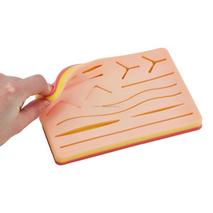 14 Almohadillas de Práctica de Sutura de Silicona Precortadas para Estudiantes de Medicina |   Almohadilla de Entrenamiento Quirúrgico Reutilizable y Duradera de 7x5 Pulgadas (CE - Product Image 5