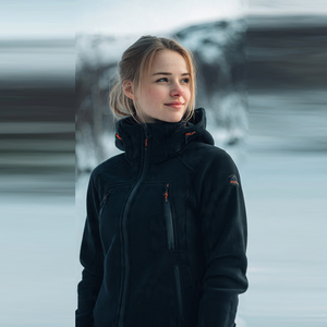 เสื้อแจ็คเก็ตขนแกะสำหรับผู้หญิงสำหรับฤดูหนาว เดินป่า กีฬากลางแจ้ง เสื้อแจ็คเก็ตขนแกะคอตั้งสำหรับผู้หญิง เสื้อแจ็คเก็ตขนแกะขนสัตว์ - Product Image 3