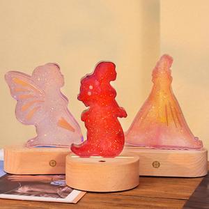 Beautiful Girl Aromatherapy Candle Human Shape Princess Jewelry Gypsum <b>Resin</b> Candle Silicone Mold - Product Image 2