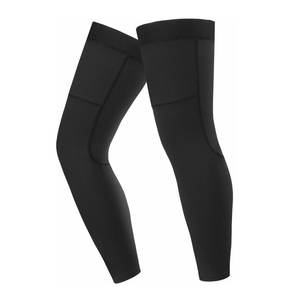 Calentadores de Piernas para Ciclismo Unisex, Tejido Térmico Grueso de Poliéster/Nailon, para Clima Frío, Material Transpirable y Elástico - Product Image 1