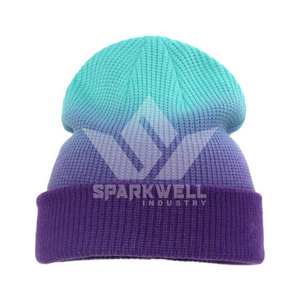 Gorro Unisex con Bloques de Color, 100% Acrílico, Tejido a Máquina, Cálido, para Adultos, Uso Casual, Circunferencia de Cabeza 56-58CM - Product Image 1