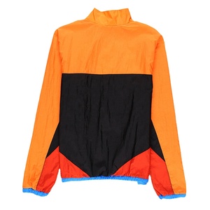 Men's Lightweight Nylon Waterproof Windbreaker Jacket Custom Printed Logo Zip Up Plus Size Color <b>Block</b> Summer Wear Rain Jacket - Product Image 2