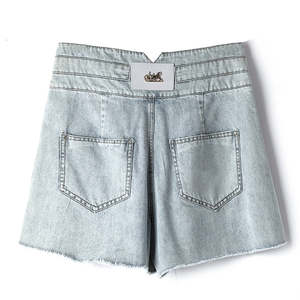 Shorts de Mezclilla de Cintura Alta para Mujer, Nueva Moda de Invierno, Casuales, Ajustados, Jeans de Verano, Mini Shorts Sexys de Primera Calidad - Product Image 2