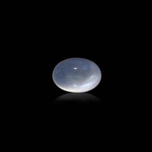 Handcrafted 4.3 Carat Oval Cabochon Blue Moonstone Loose Gemstone for Fine Jewelry - Product Image 1