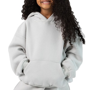 Sudadera con capucha personalizada de algodón Terry para niños, sudadera cómoda ecológica de gran tamaño para niños, Sudadera con capucha 2026 - Product Image 1
