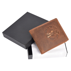 Mens Leather Wallet Bifold Long <b>Card</b> <b>Holder</b> Multi Slot Cash Pocket Slim Organizer Vintage Style Daily Carry Brown Wallet - Product Image 1