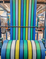 Bâche en polypropylène tissé enduit, respirante, résistante à l'abrasion, de poids moyen, écologique et imperméable pour l'agriculture en extérieur
