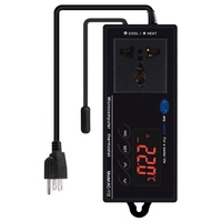 Thermostat numérique à micro-ordinateur YIERYI AC-112 avec capteur NTC pour incubateur de reptiles, chauffage et refroidissement
