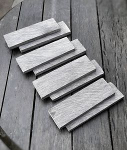 Plaquettes de manche de couteau en corne de buffle noire, matériau pour la fabrication de couteaux DIY - Product Image 1