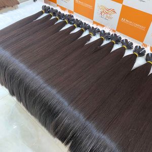 Extensiones de Cabello Humano Virgen Vietnamita 100% Natural, Grado 12A, Liso Extremo, Cabello Crudo Sin Procesar de Alta Calidad - Product Image 3