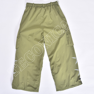 กางเกงกันลมกันน้ำกันลมผ้าโพลีเอสเตอร์ไนลอนยืดได้สำหรับผู้ชายปรับแต่งหิมะ - Product Image 2