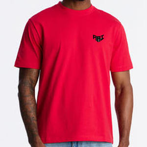 Camiseta de Algodón de Color Sólido para Hombre, Logotipo Personalizado, Cuello Redondo, Manga Corta, Estilo Casual, Fabricante Mayorista OEM ODM en EE. UU. - Product Image 1