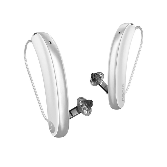 New Signia Kit Styletto 2IX Rechargeable Slim RIC Hearing Aids With CROSS/BiCROSS Transmitter For Single Side Deafness People