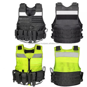 Hi Viz เสื้อกั๊กยุทธวิธีมัลติฟังก์ชั่น,ชุดฝึกซ้อมพิเศษเสื้อกั๊กสะท้อนแสงสูงเสื้อกั๊กนิรภัย Molle - Product Image 4