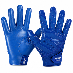 Gants de sport FURAT LEATHERS à doigts entiers, antidérapants, en silicone/PU, jaunes, perforés, respirants, unisexes - Product Image 3