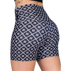 Shorts Deportivos de Cintura Alta para Mujer, Diseño Moderno, Transpirables, de Secado Rápido, en Poliéster/Nailon, con Cintura Elástica, para Gimnasio y Fitness - Product Image 2