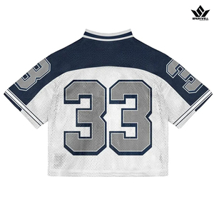 เสื้อฟุตบอลผู้หญิงแบบสั่งทำพิเศษ ผ้าโพลีเอสเตอร์ 100% ตาข่าย คอวี แขนสั้น ลายดอกไม้และนกกระเรียน ระบายอากาศได้ดี ชุดกีฬาสำหรับผู้ใหญ่ทุกประเภท - Product Image 6
