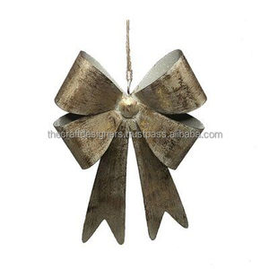 Ornement solide de décoration d'arbre de jardin d'étoile de Jingle Stock prêt de grande quantité d'ornements de Noël suspendus étoile en métal pour la maison - Product Image 4