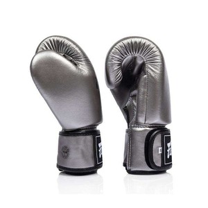 New Latest Model Fairtex <b>Silver</b> Metallic Boxing <b>Gloves</b> Muay Thai Genuine Leather <b>Gloves</b> Custom Logo Professional Sparring <b>Gloves</b> - Product Image 4