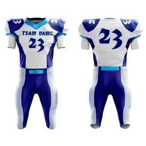 Servicio OEM, Uniforme de Fútbol Americano para Adultos, 100% Poliéster Transpirable, Tallas Grandes, Conjunto Personalizado con Logotipo, Conjuntos de Fútbol Antibacterianos para Hombre - Product Image 1