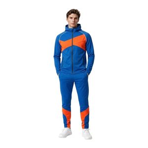 Custom Fitness Track Suit <b>Men</b> Polyester Spandex Training Sportswear with Zip <b>Jacket</b> and Matching Jogger Pants - Product Image 6
