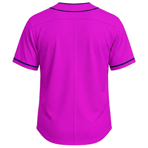 เสื้อเบสบอลผู้ชายสไตล์ใหม่ ปรับแต่งชื่อทีมได้ พิมพ์ลายแบบซับลิเมชั่น ระบายอากาศ แห้งเร็ว ไซส์ใหญ่ แขนสั้น - Product Image 2