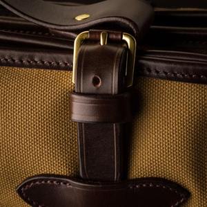 Rugged Vintage Leather Short Case Outdoor Shooting Accessories Storage Slip Cover Adjustable Shoulder Strap Tactical Bag MOLLE - Product Image 6