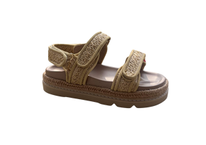 Straw Weave Synthetic Strap Anti-Slippery Flat <b>Sandals</b> Open Toe Platform EVA Sole Breathable Summer Women's Shoes - Product Image 6