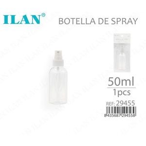Flacone spray da 50 ml in plastica trasparente per viaggi e uso quotidiano - Product Image 3
