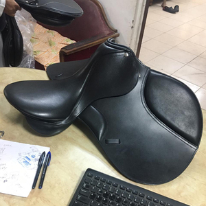 Nueva Silla de Montar Inglesa Profesional de Cuero Genuino de Alta Calidad para Salto Ecuestre, Sillas de Montar de Cuero Genuino de Contacto Cercano - Product Image 2